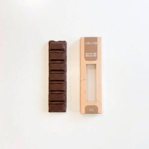 Tableta de chocolate con leche relleno de dulce de leche x 45grs