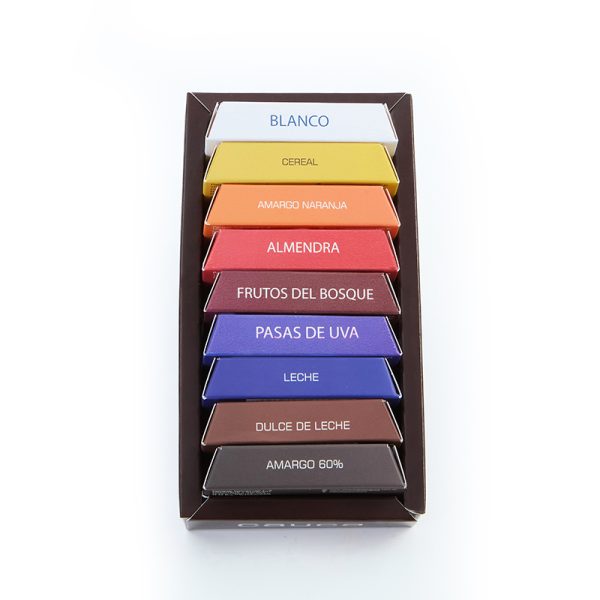 Bloquecitos de chocolate mixtos x 9 un.